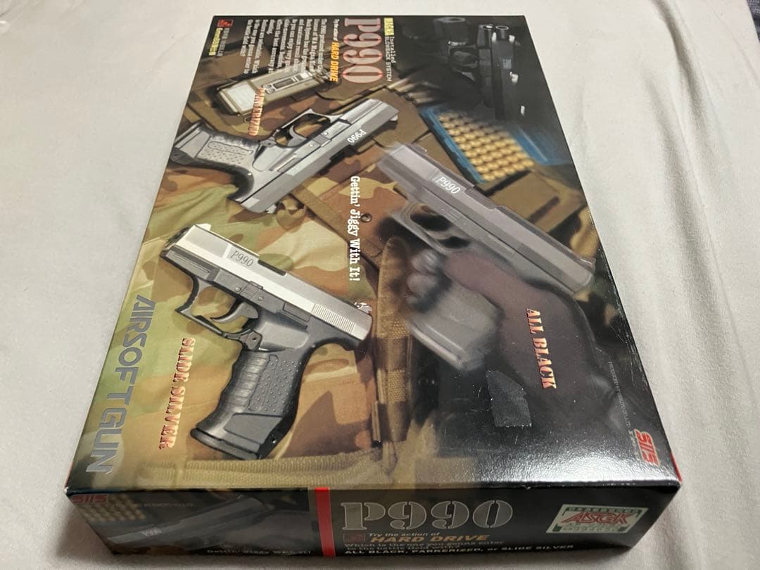 SⅡS エスツーエスP990ガスガン(ブラック)