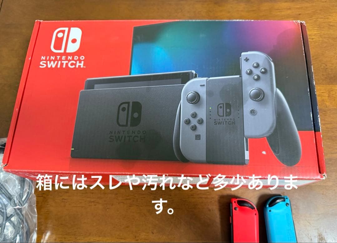 Nintendo Switch 本体 グレー 赤青 Joy-Con