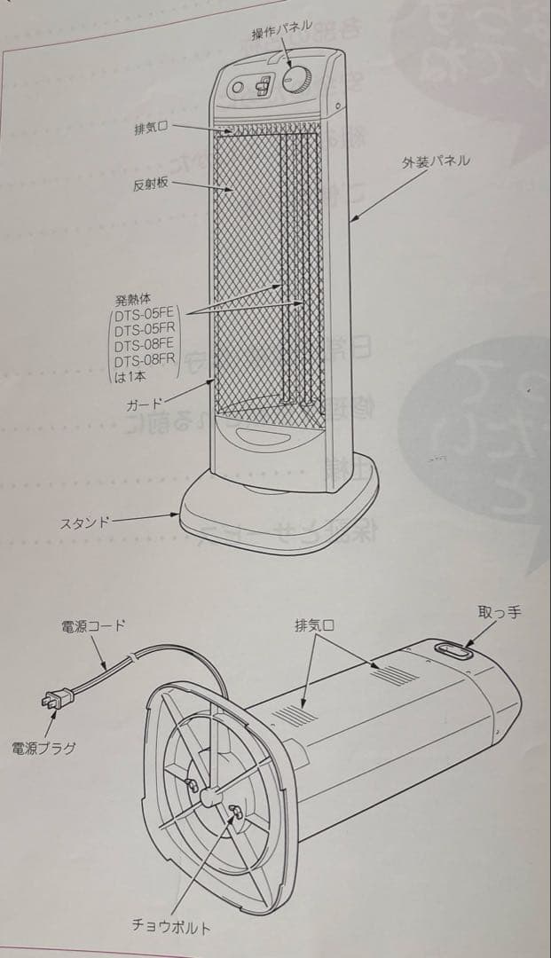 レトロ家電　デンソー遠赤外線ヒーター