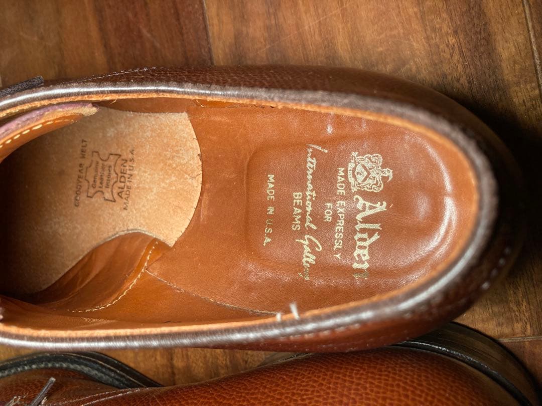 ALDEN オールデン BEAMS 別注 N6601 Vチップ コードバン 革靴