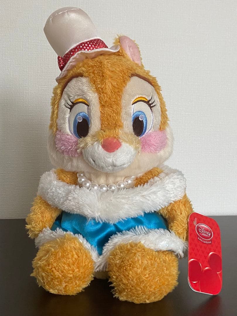 レア 希少！美品 紙タグ付き ディズニーストア クラリス ぬいぐるみ グッズ