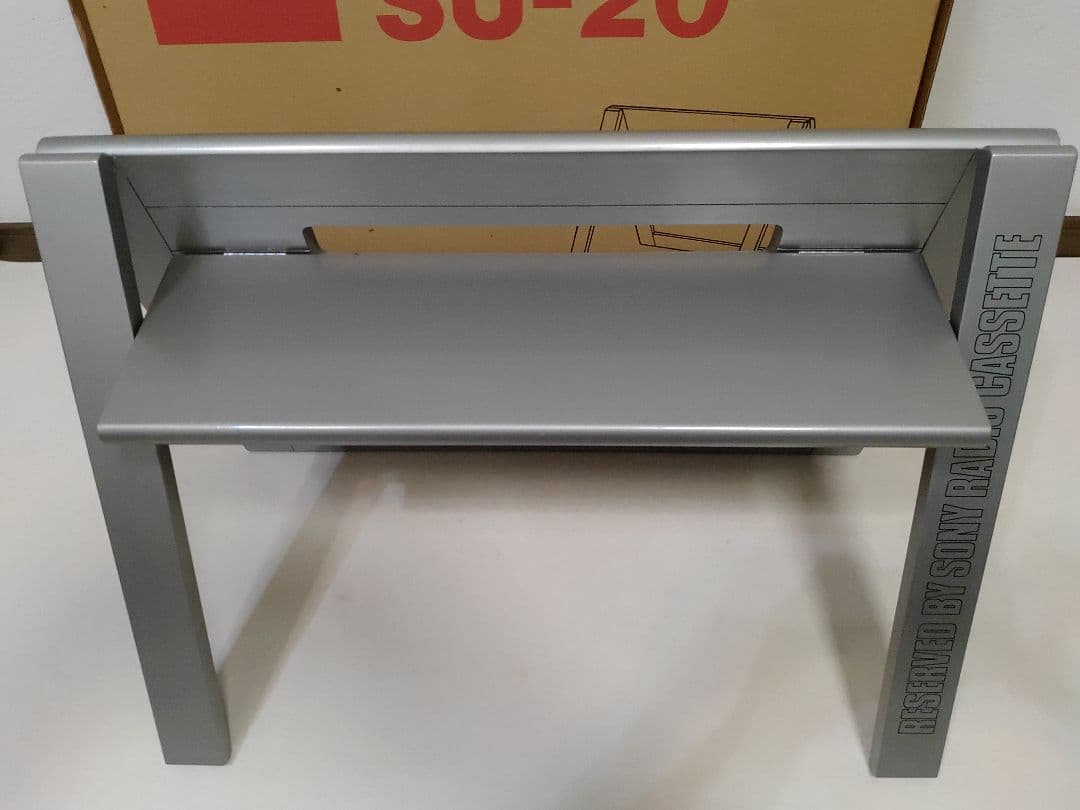 希少 当時物 ソニー SONY CFスタンド SU-20　シルバー色 箱付き