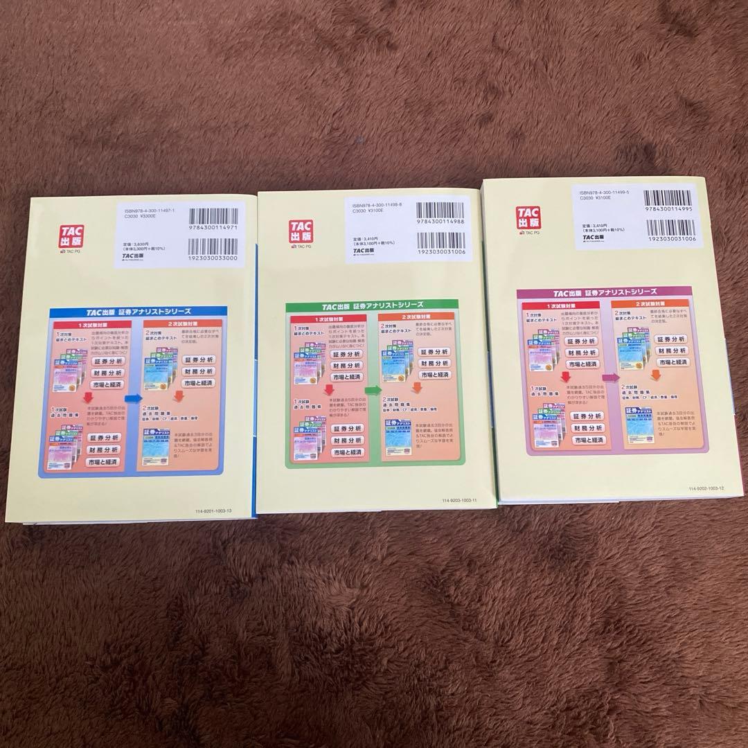 2025年試験対策　証券アナリスト2次対策総まとめテキスト　3冊セット