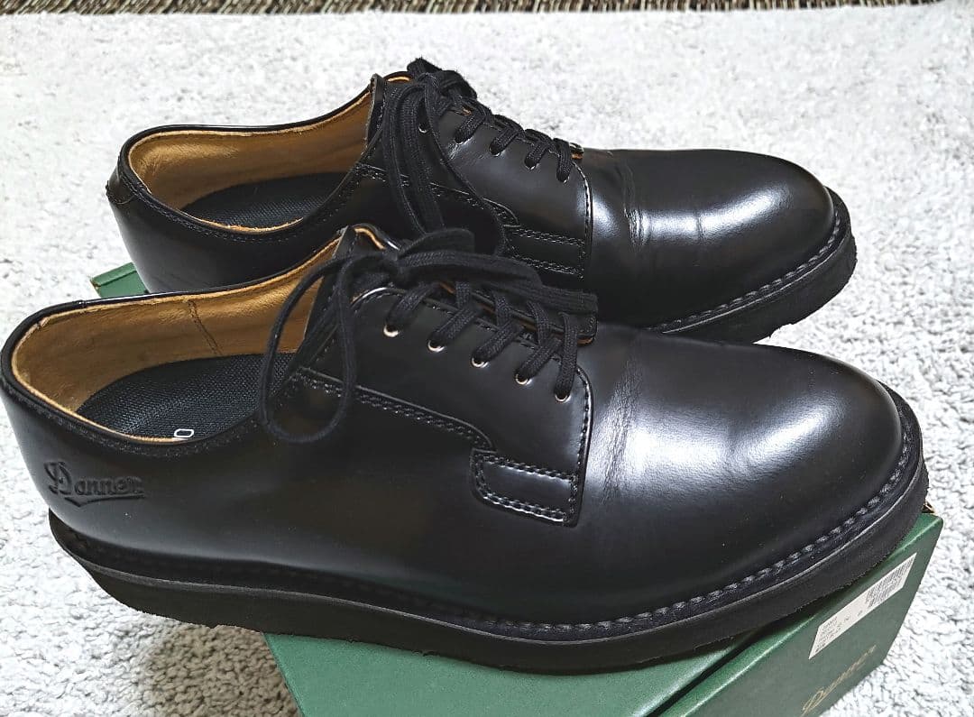 美品！Danner　ポストマンシューズ　ブラック 26cm