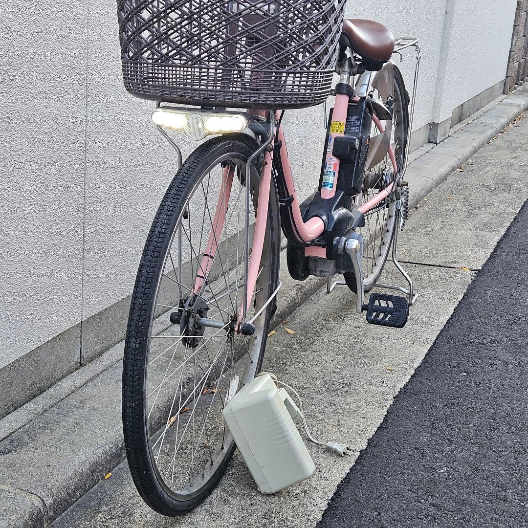 パナソニック♪電動アシスト自転車♪ViVi♪ピンク♪3段変速♪8.9Ah