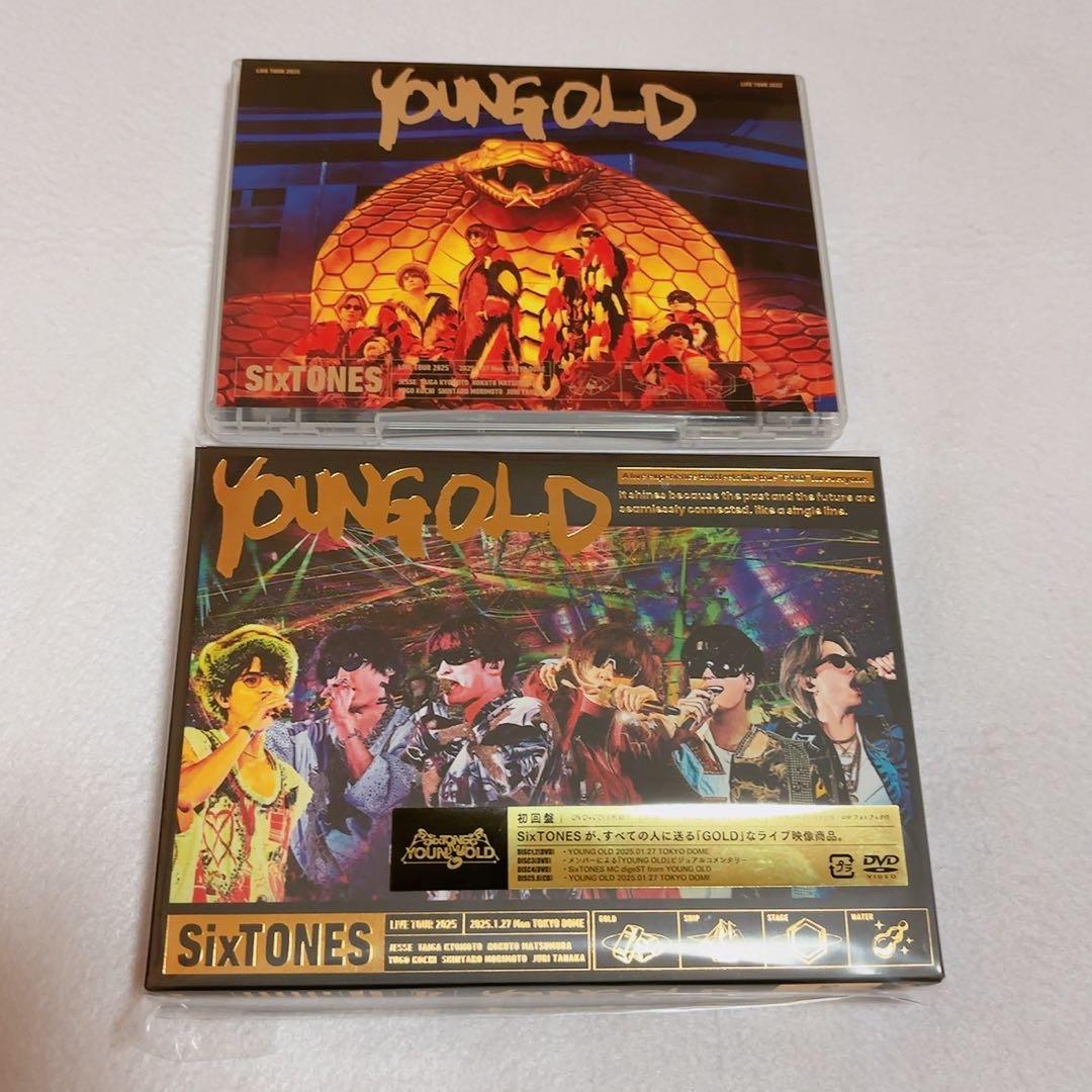 SixTONES ライブDVD YOUNG OLD 初回盤 通常盤 2形態セット