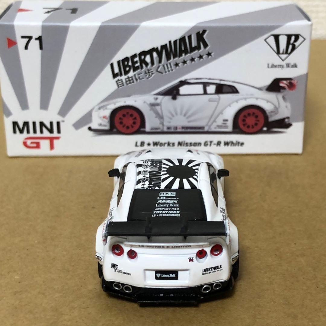 MINIGT ミニGT　トイザらス限定　LBワークス 日産GT-R　WHITE