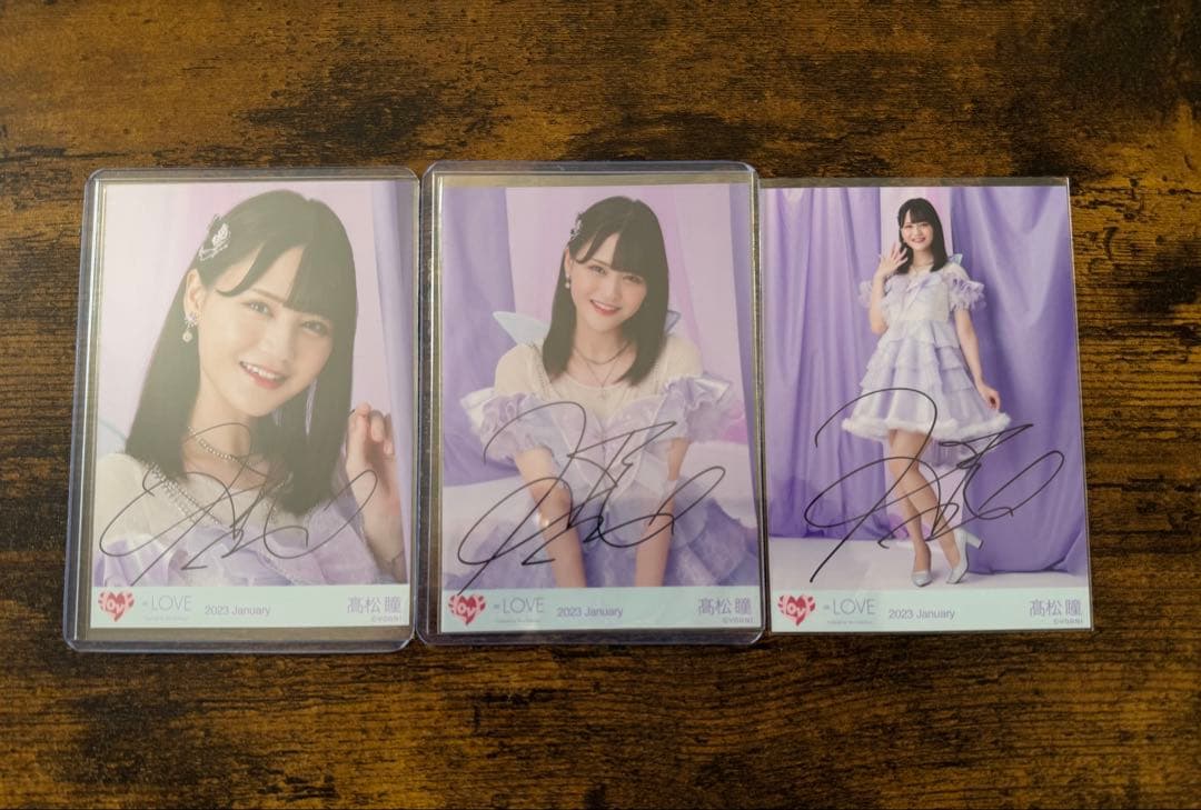 髙松瞳 5周年コンサート衣装 直筆コンプ