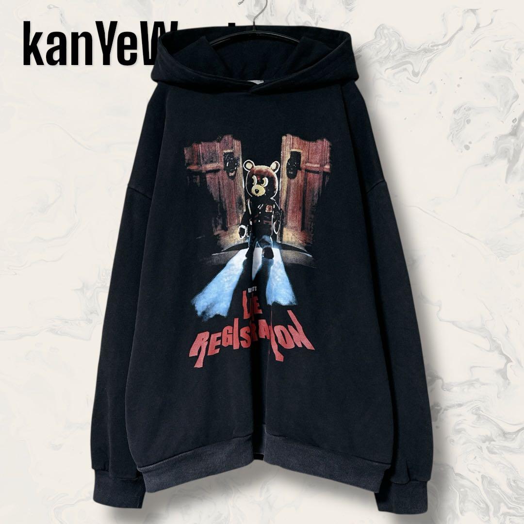 kanYeWest レイトレジストレーション プルオーバー パーカー XL