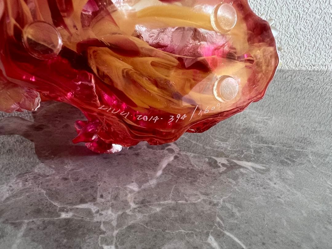 LIULI 琉璃工房 ★ 躍動する吉祥馬のガラス彫刻 ★立身出世 開運 事業成功