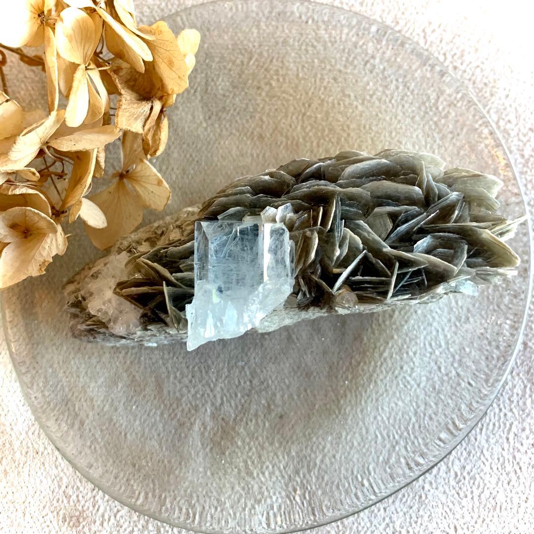 アクアマリン×モスコバイト共生標本-5