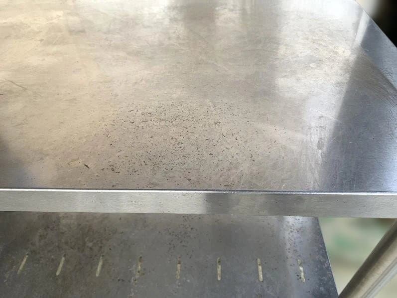 業務用ステンレス作業台 調理台 高さ650㎜×幅870㎜×奥行500㎜