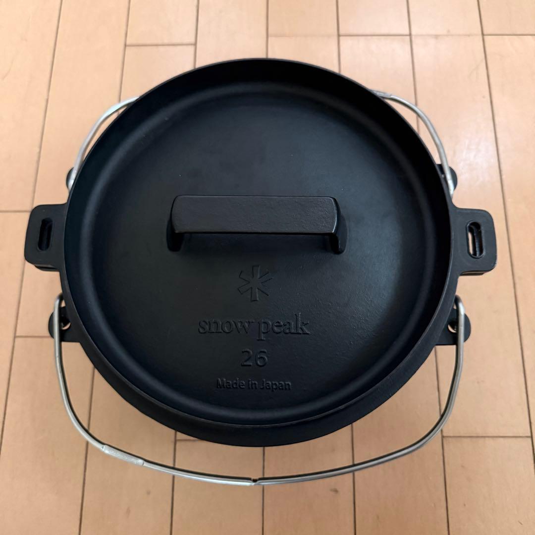 美品  peak 和鉄ダッチオーブン 26 スキレット スノーピーク