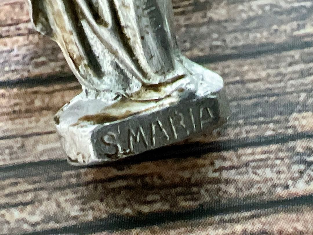 レア　貴重　アンティーク　聖母マリア　ミニマリア像　握りマリア　キリスト