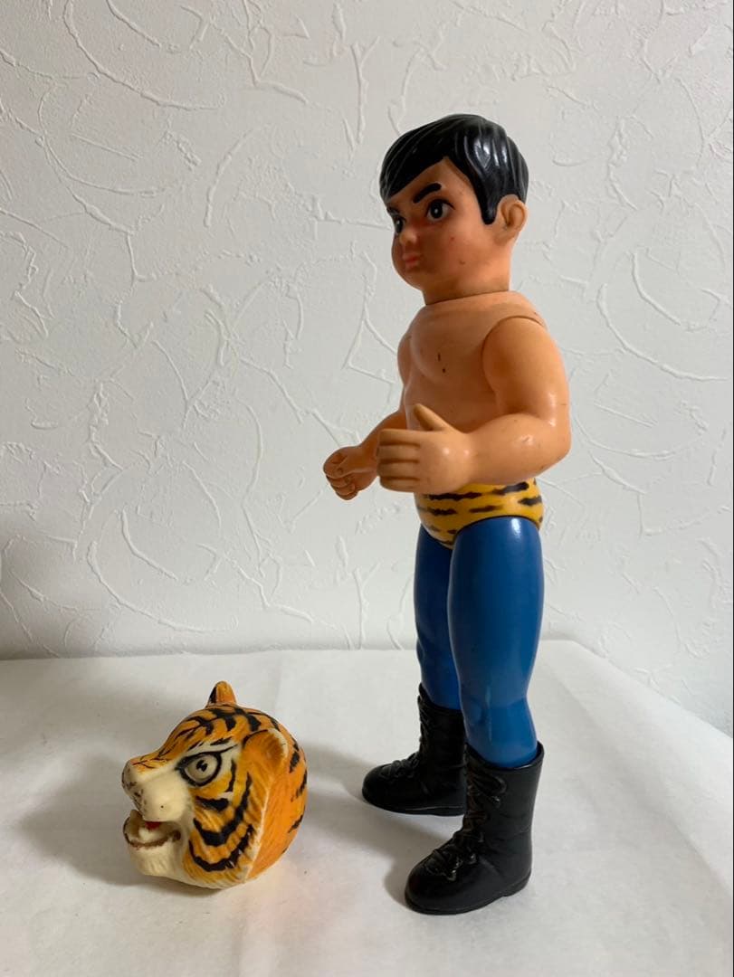 ⚠️レア　初期　タイガーマスク　マント無し　1970年代　当時物　中嶋製作所