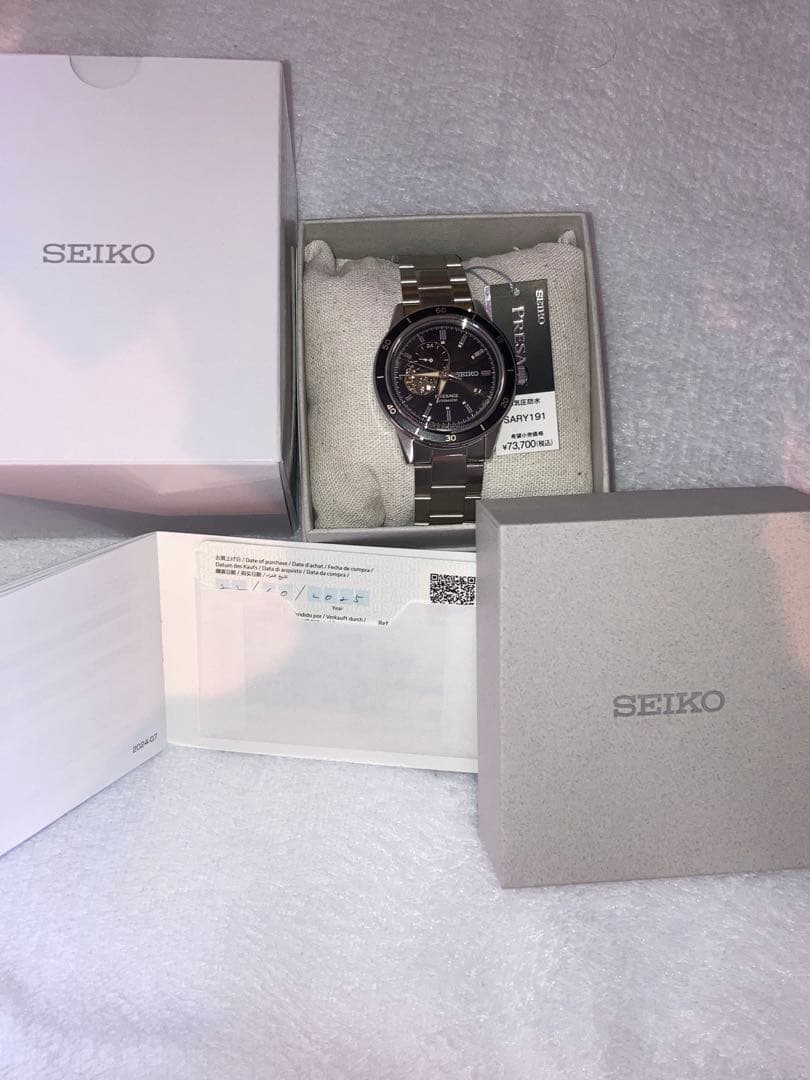 未使用　大特価　SEIKO プレザージュ　SARY191 ブラック