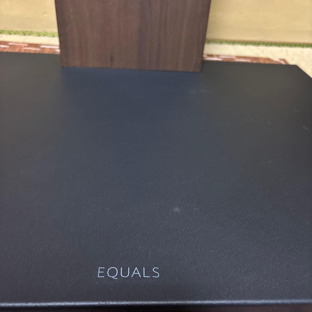 EQUALS テレビスタンド WALL V2 ブラック×ブラウン