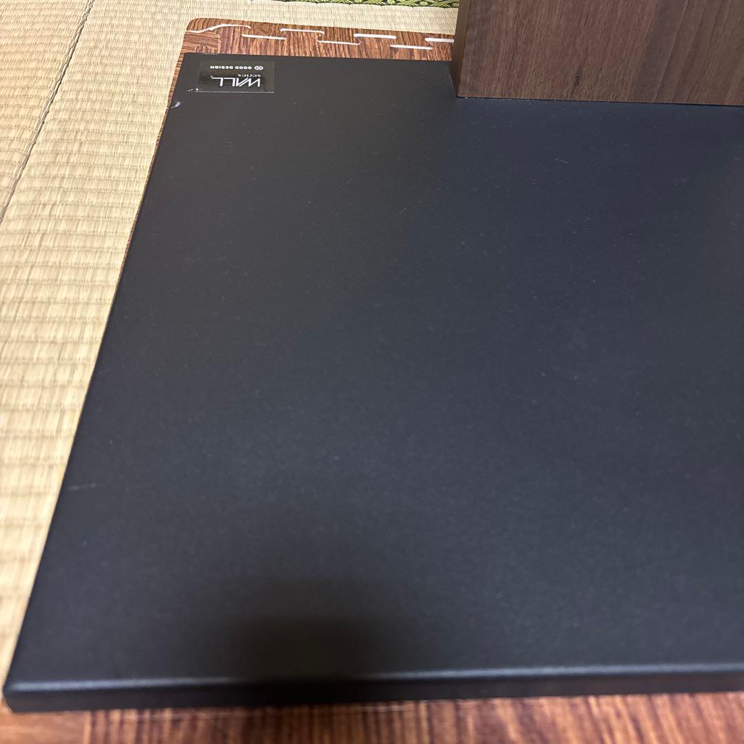 EQUALS テレビスタンド WALL V2 ブラック×ブラウン