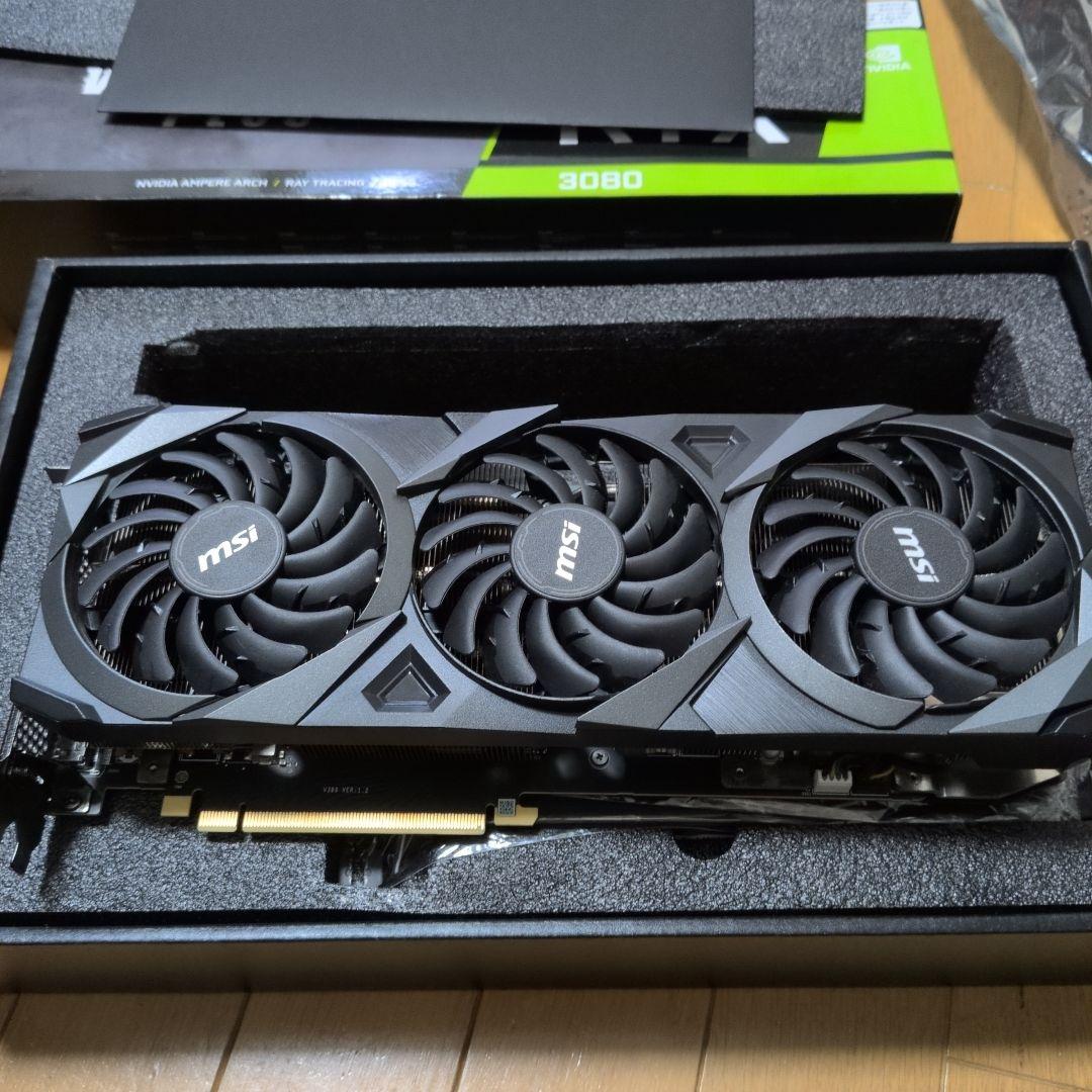 グラフィックボード・グラボ・ビデオカード MSI RTX3080 10GB VENTUS 3X PLUS 10G OC