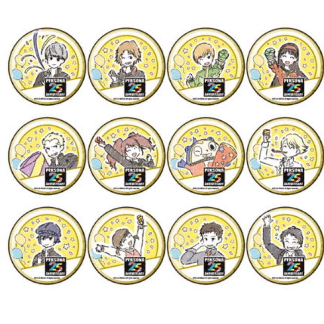 貴重　25th ペルソナ3 4 5 グラフアート　缶バッジ コンプリートセット
