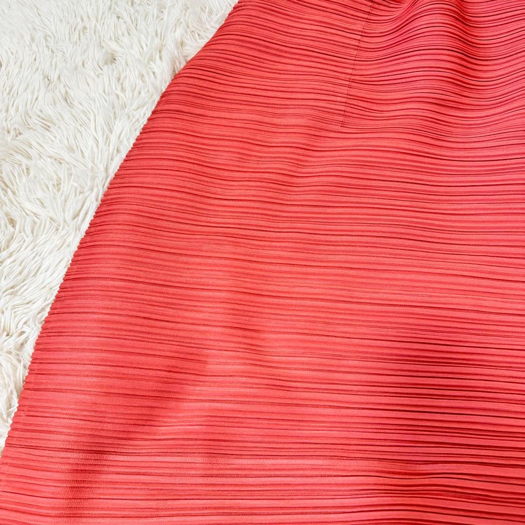 PLEATS PLEASE プリーツ　サルエルパンツ　薄赤色