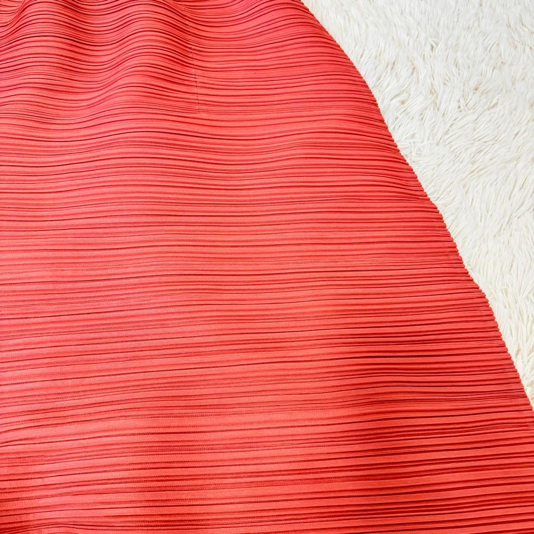 PLEATS PLEASE プリーツ　サルエルパンツ　薄赤色