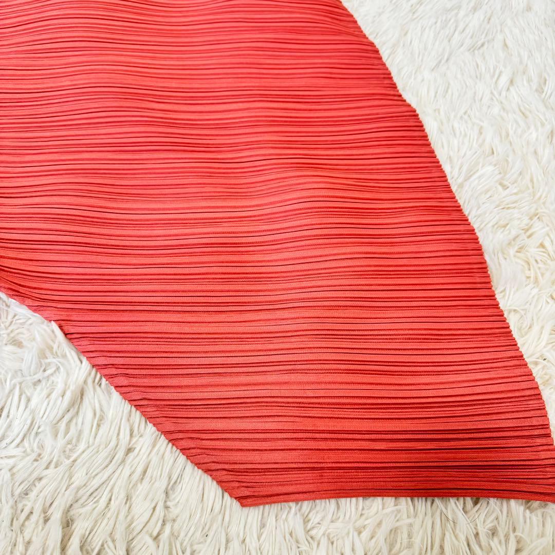 PLEATS PLEASE プリーツ　サルエルパンツ　薄赤色