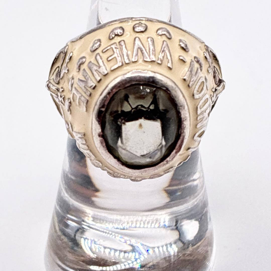 ヴィヴィアンウエストウッド　カレッジリング　スカル　ドクロ　オーブ　10号