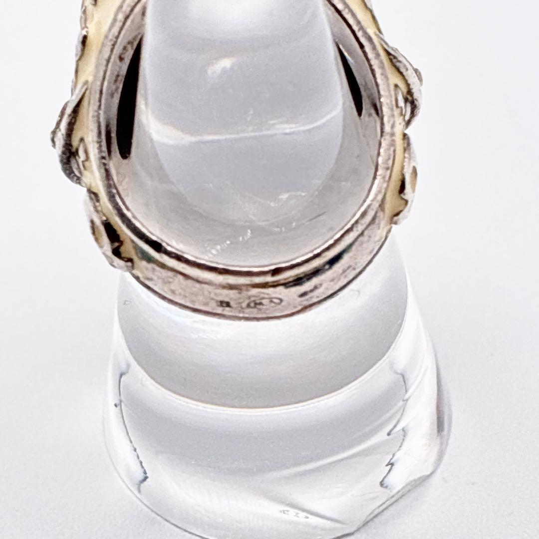 ヴィヴィアンウエストウッド　カレッジリング　スカル　ドクロ　オーブ　10号