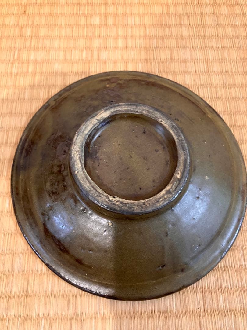 金城次郎　壺屋時代作品　魚紋中皿　民藝