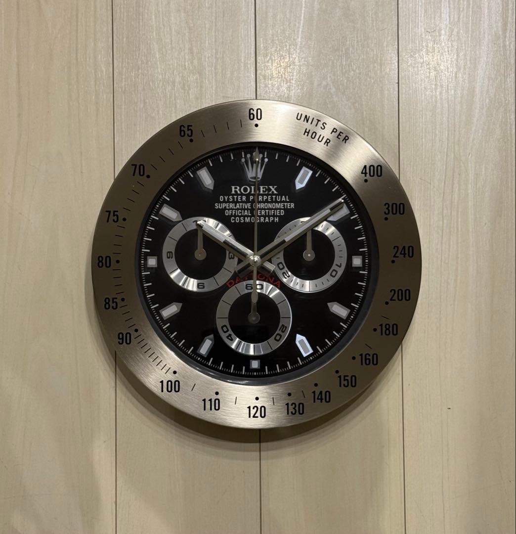 ROLEX ロレックス デイトナ　黒文字盤　掛け時計　非売品