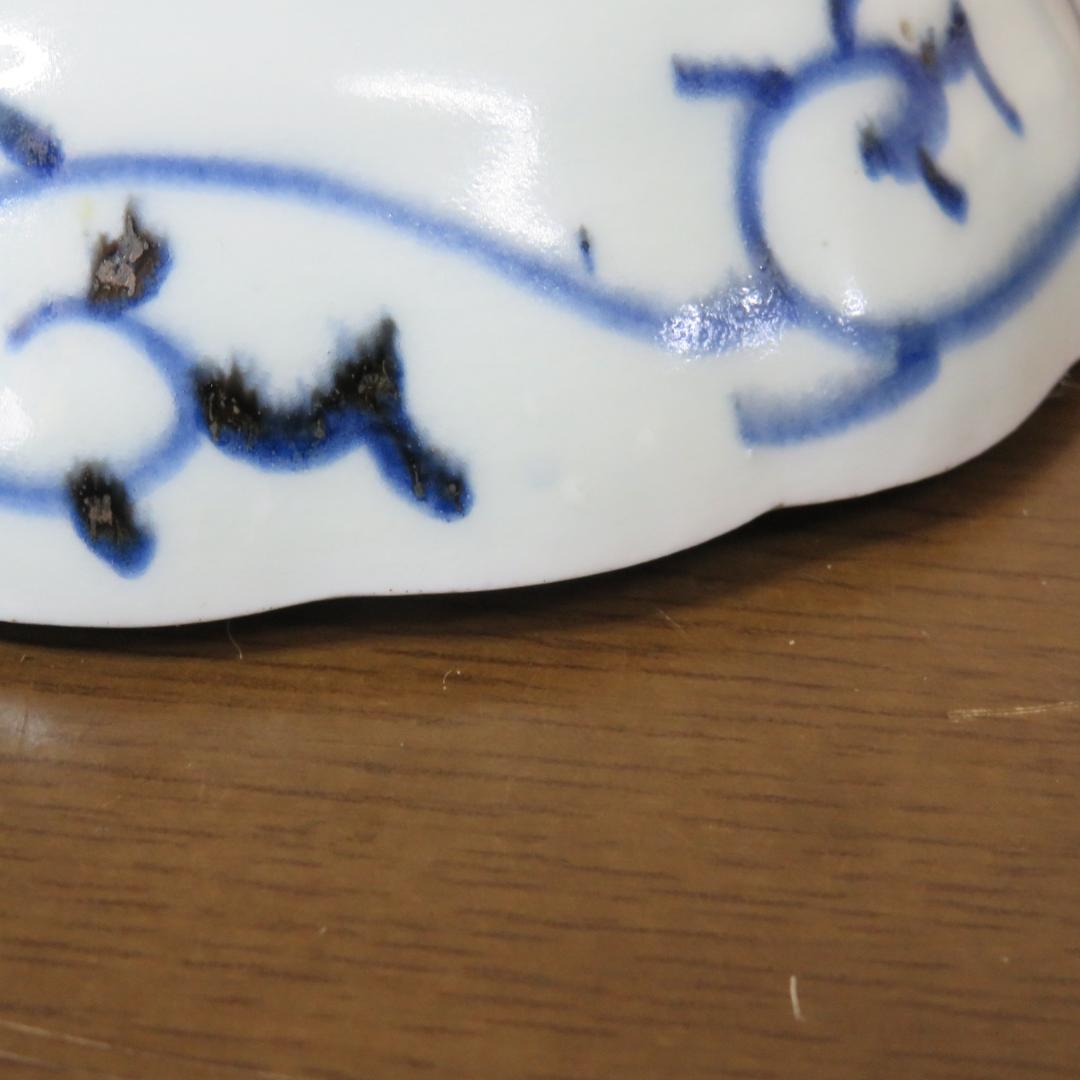 微塵唐草 なます皿 5枚 松竹梅 蛇の目 江戸 美品