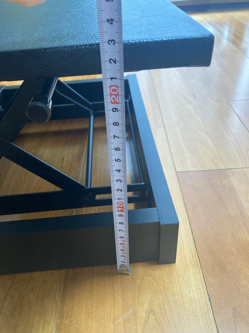 ピアノ足台　補助台　ラック式　ワンタッチ　六段階　ヨシザワ PEACOCK（？）