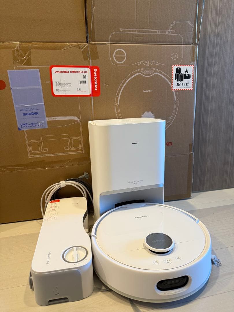 【美品】SwitchBot ロボット掃除機 S10
