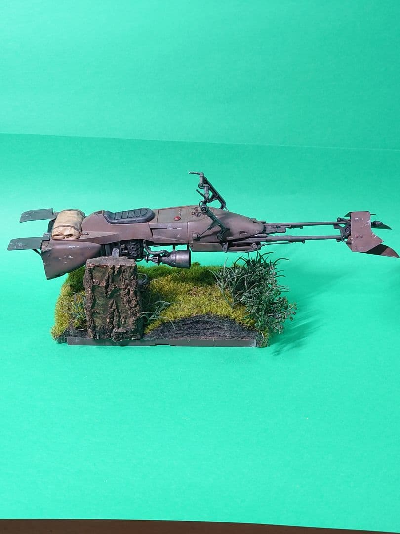 スターウォーズ　スカウト・トルーパー&スピーダーバイク　完成品