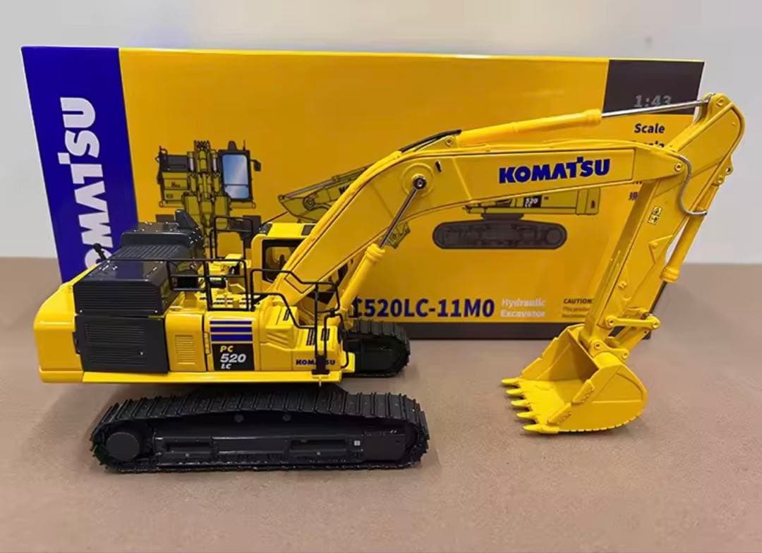 KOMATSU PC520LC-11MO 油圧ショベル 1:43