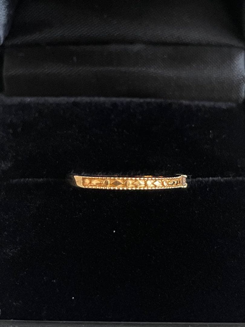 k18 ピアスとリングセット