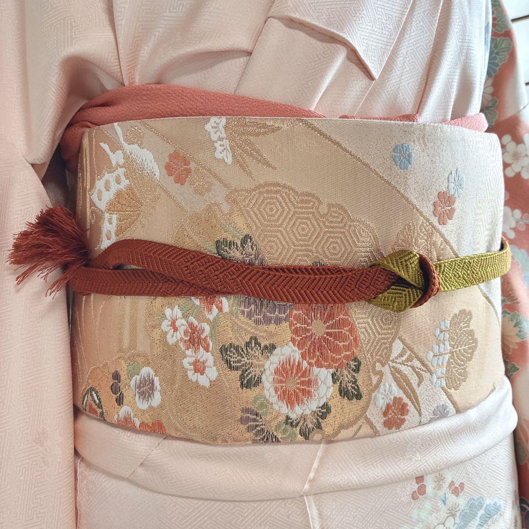 訪問着　フルセット　着物　正絹　トールサイズ　友禅　ほんのり雅　入学式　J7