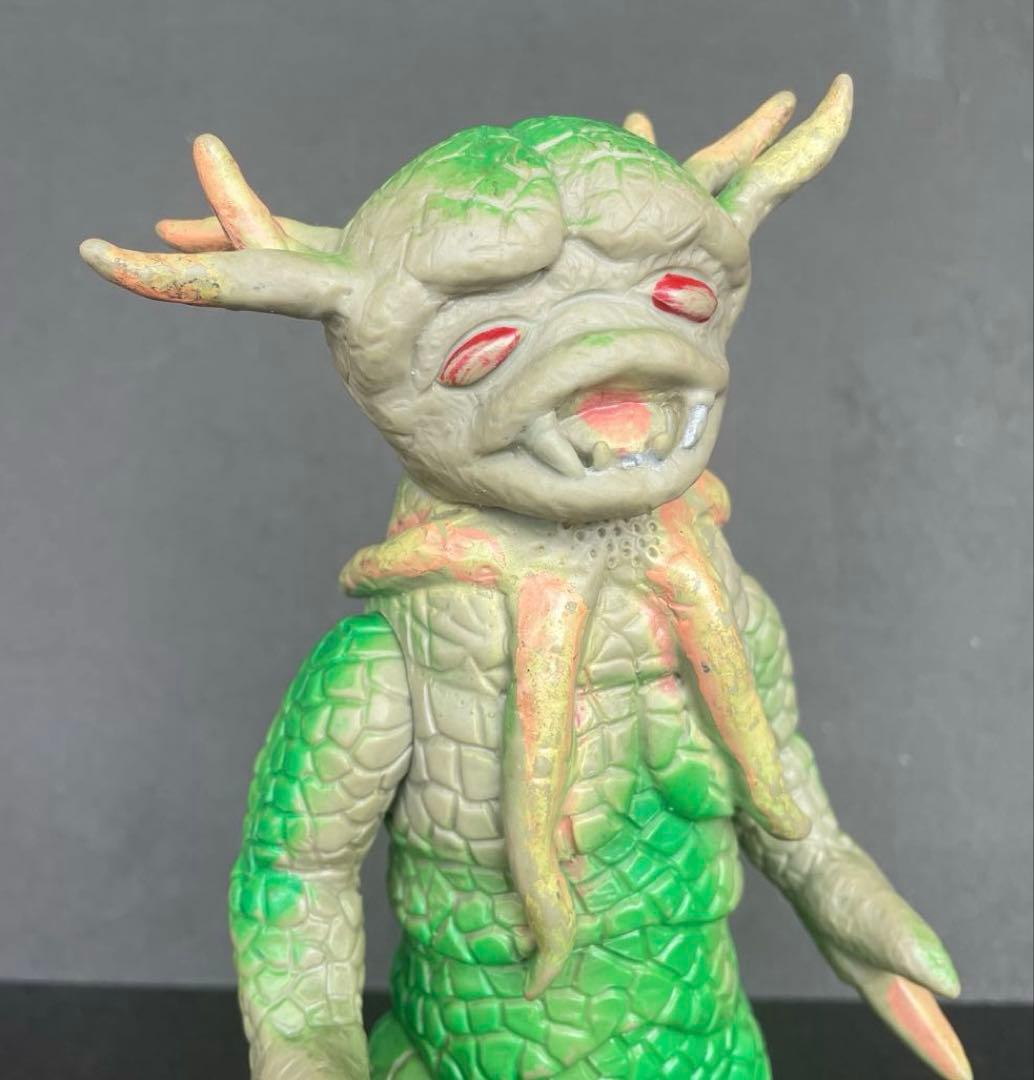 ミラーマン登場　宇宙怪獣　キングザイガー　ソフビ　公開当時品