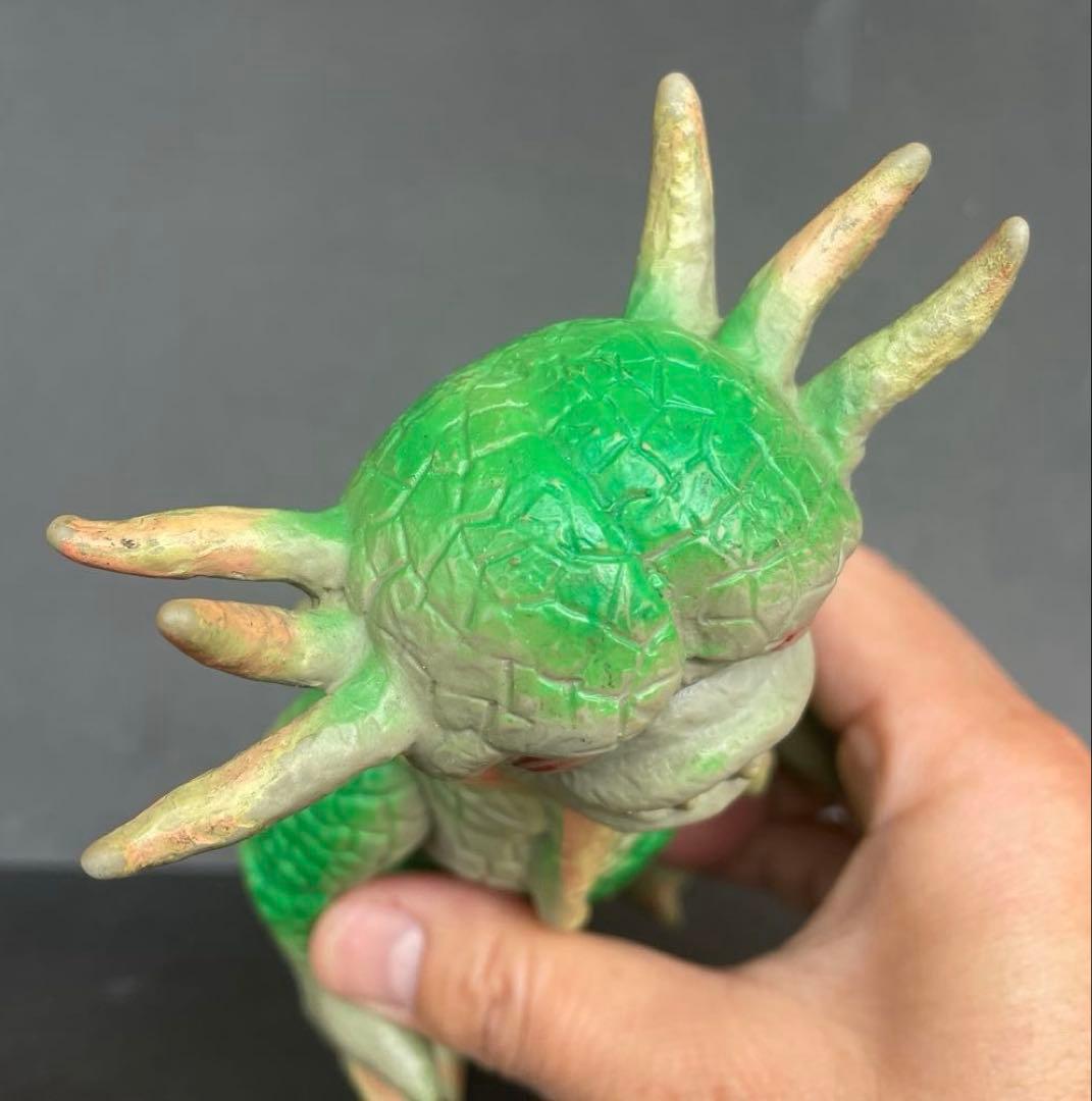 ミラーマン登場　宇宙怪獣　キングザイガー　ソフビ　公開当時品