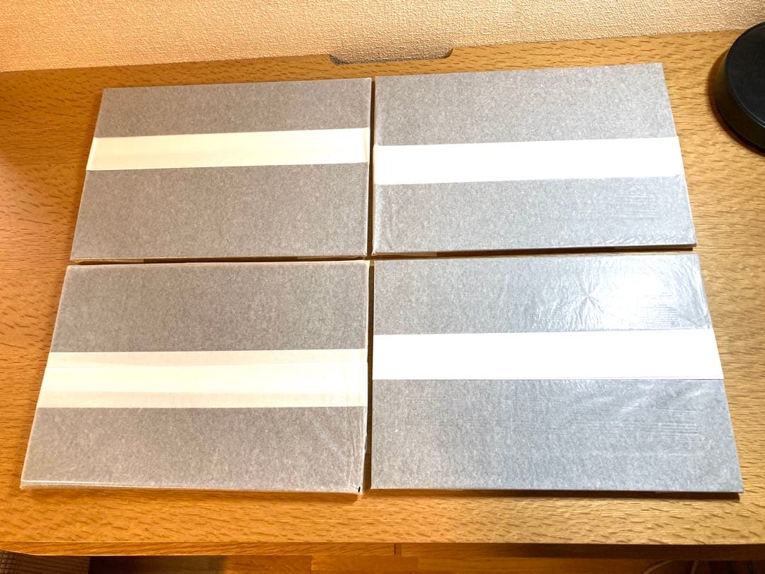 【美品】大館工芸社 大館曲げわっぱ 板膳 黒 5枚セット