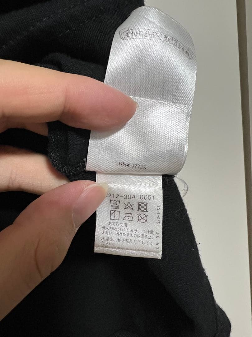 CHROME HEARTS ブラック Tシャツ　ホースシュー　ロゴ　国内正規品