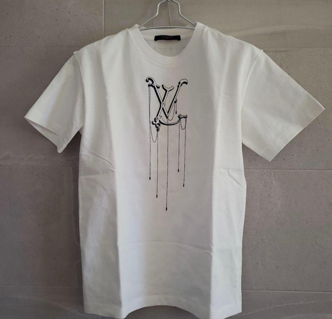 明日まで ルイヴィトン 刺繍 エンブロイダリー インサイドアウト 白シャツ