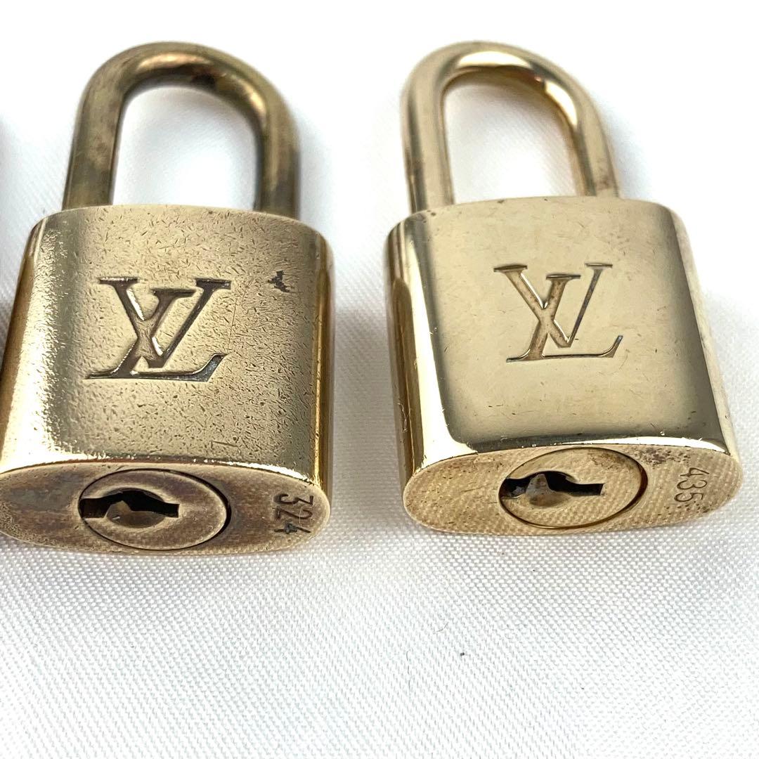 ルイヴィトン パドロック 4個まとめて 南京錠 カデナ ゴールド