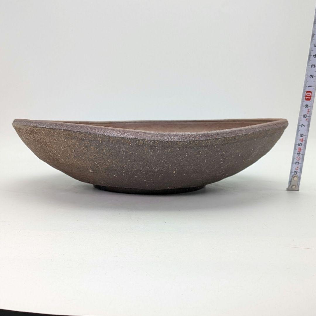 和仁栄幸 備前焼 皿 直径30cm超 食器 緋襷 黄胡麻 黄ゴマ 盛り皿 皿鉢