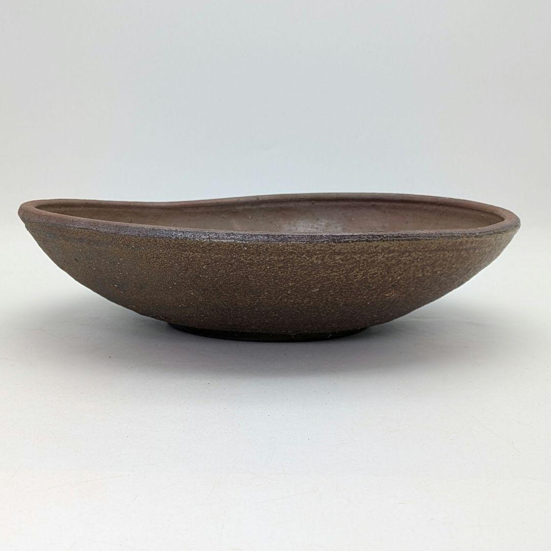 和仁栄幸 備前焼 皿 直径30cm超 食器 緋襷 黄胡麻 黄ゴマ 盛り皿 皿鉢