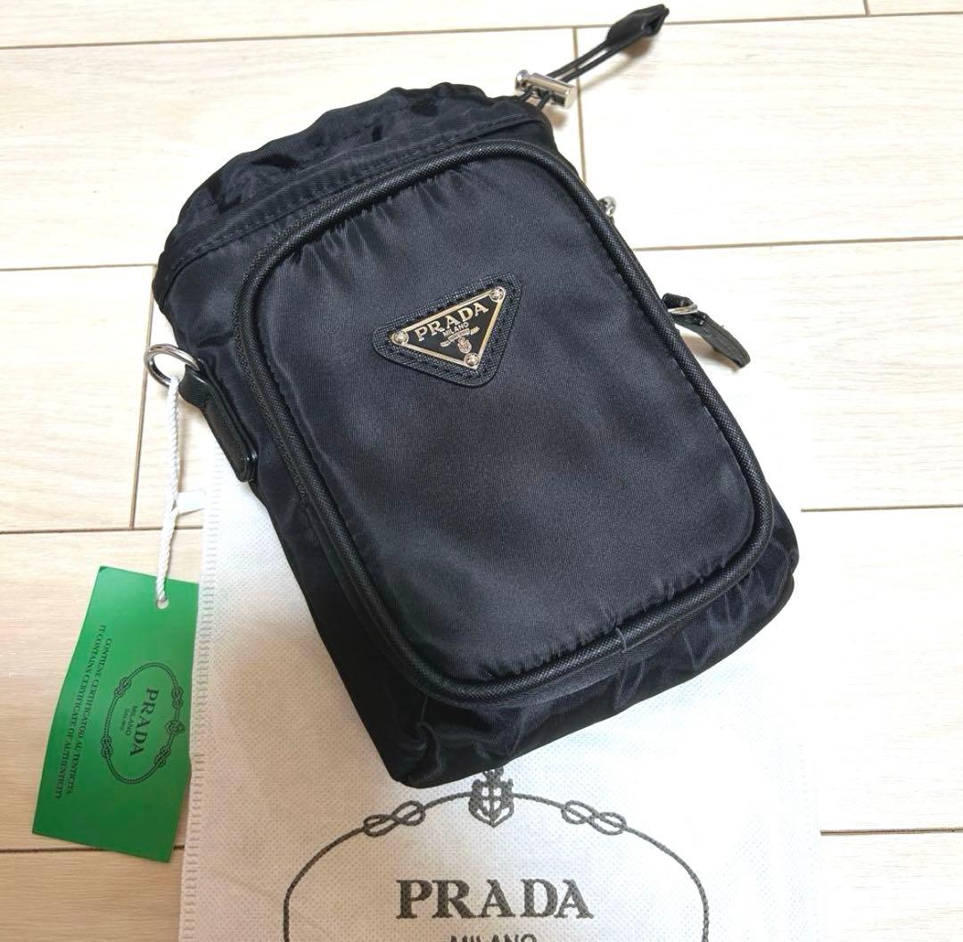 PRADA プラダ　スマホポーチ　スマホショルダーバッグ新品