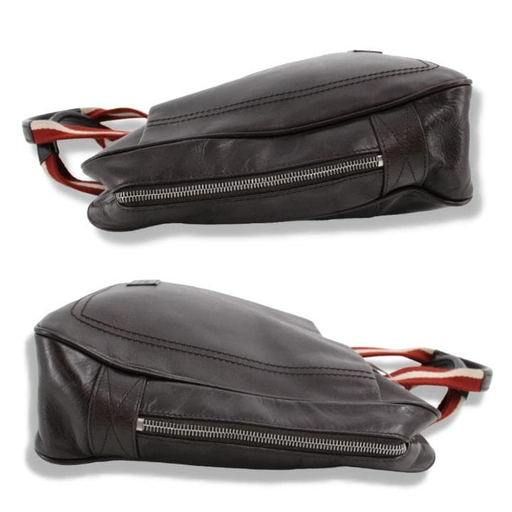 BALLY バリー ビジネスバッグ ブラウン レザー トレインスポッティング