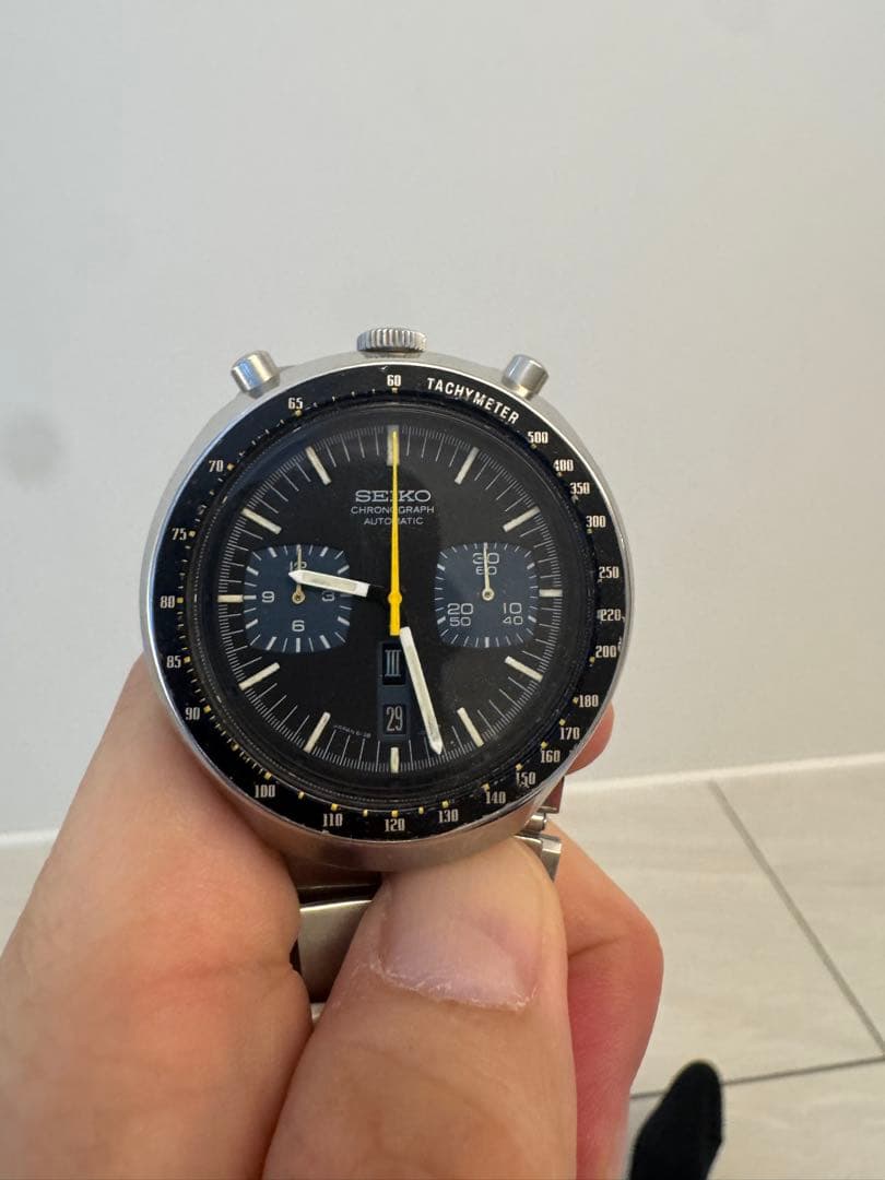 SEIKO 自動巻きクロノグラフ 茶馬　黒馬　セット