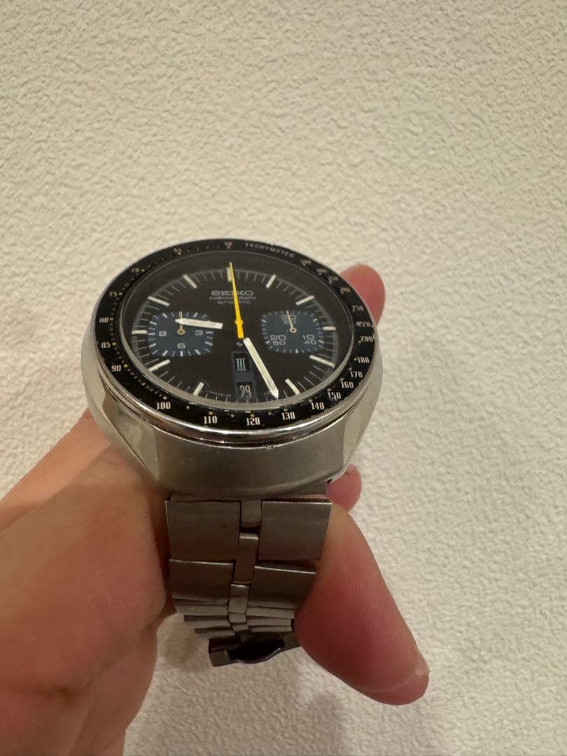 SEIKO 自動巻きクロノグラフ 茶馬　黒馬　セット